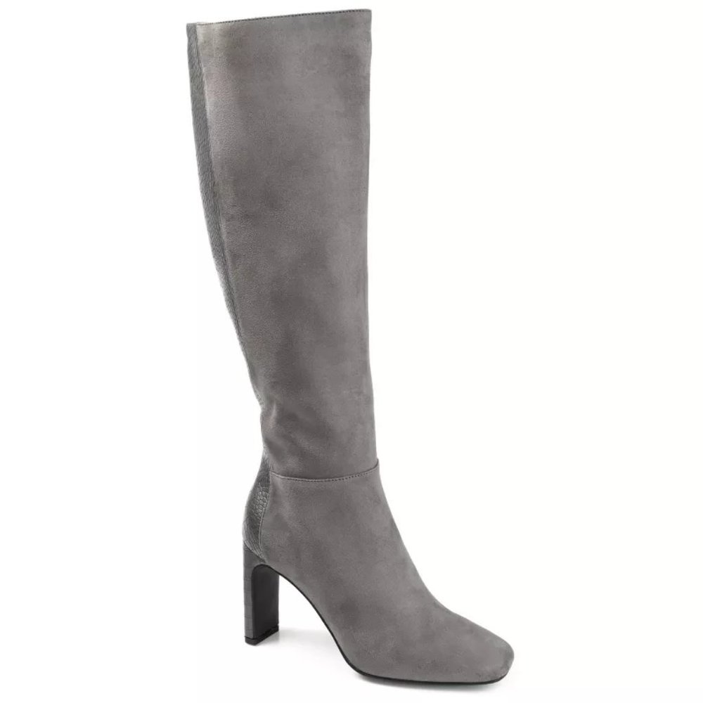 Tru Comfort (Journee Collection Elisabeth Tru Comfort Foam Block Heel Knee High)